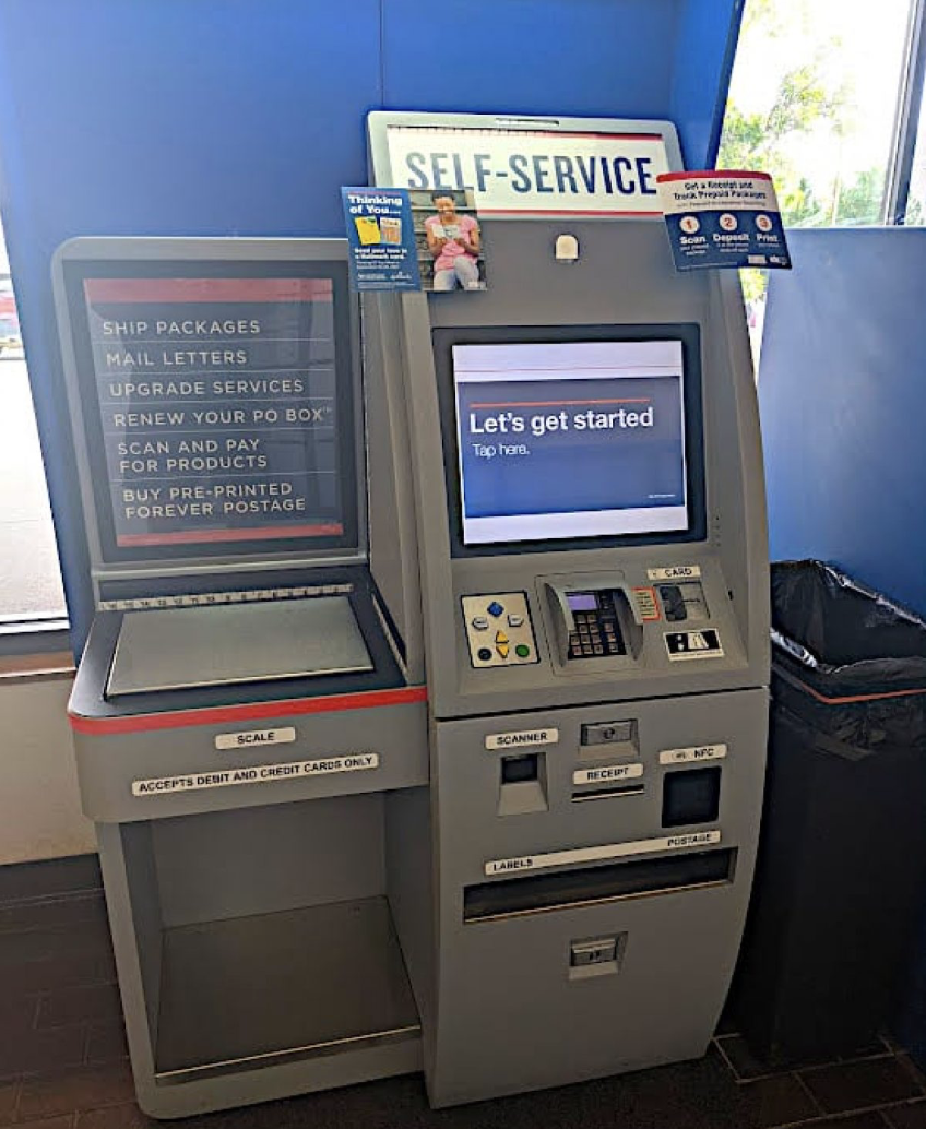 USPS kiosk